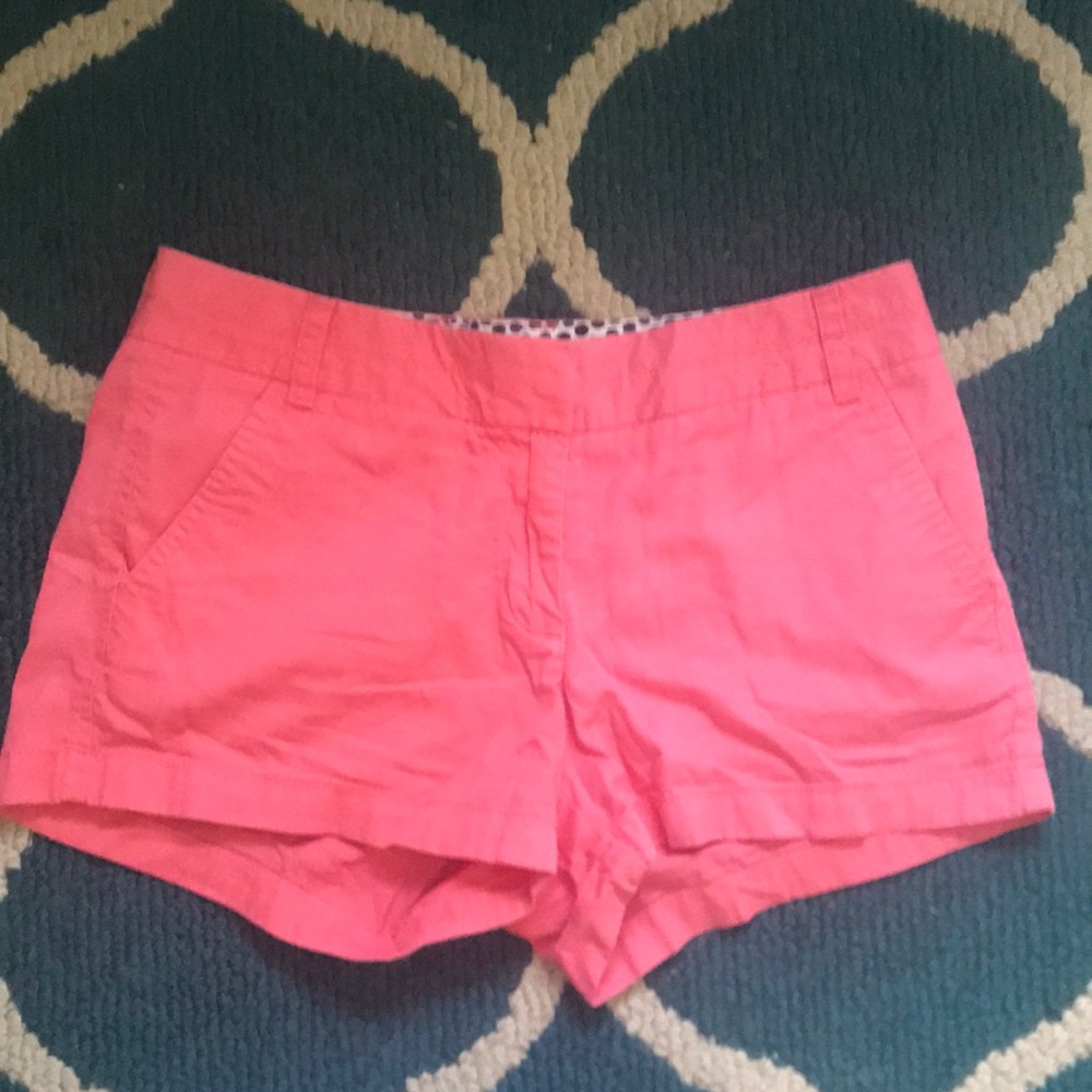 Pink jean shorts size 4